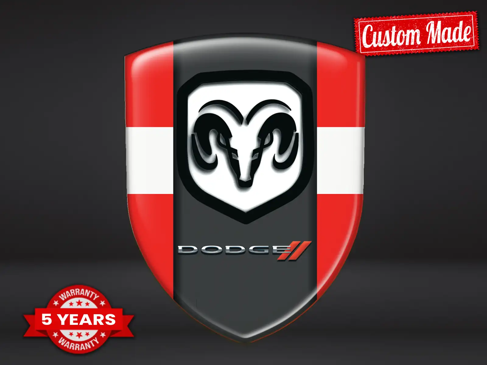 Dodge Autoabzeichen Pro Max Robust Stilvoll Performance